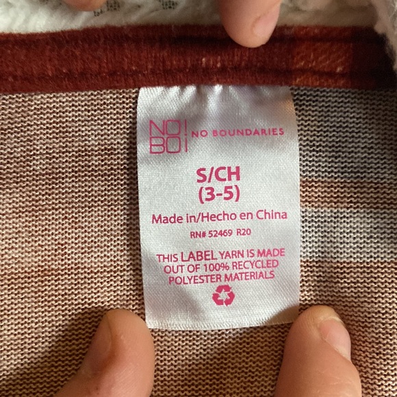 fleece hood, loose sleeves button down - Picture 2 of 3